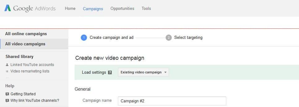 video-link AdWords and YouTube