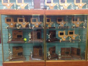 Trophy Case at Wheeling Central Catholic High School