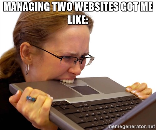 managing 2 sites