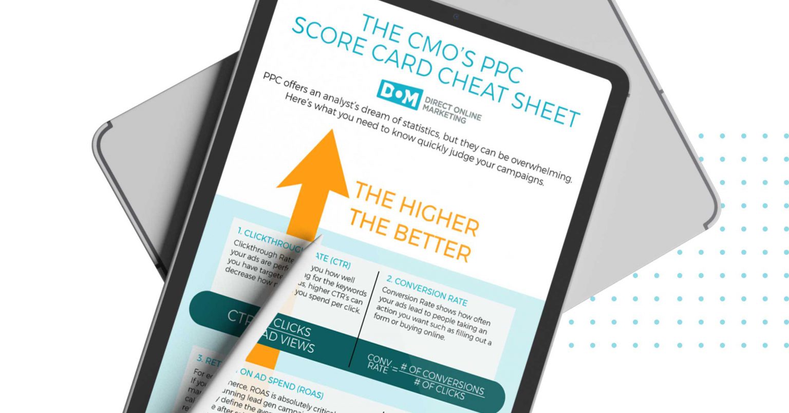 The CMO's PPC Score Card Cheat Sheet - DOM
