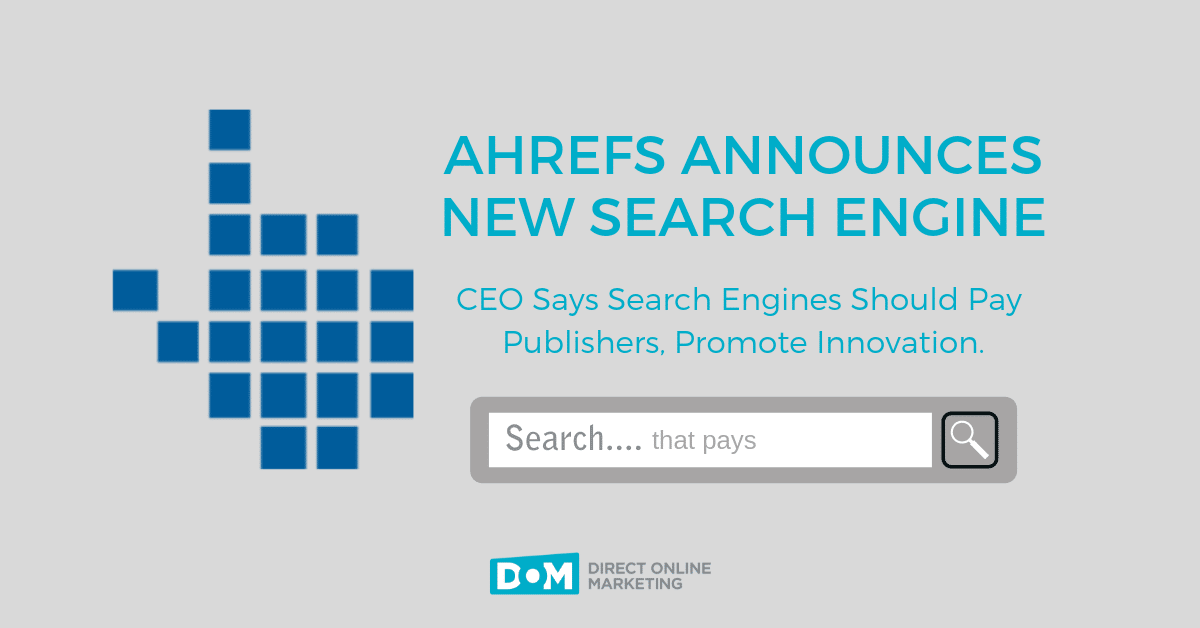 ahrefs search engine launch