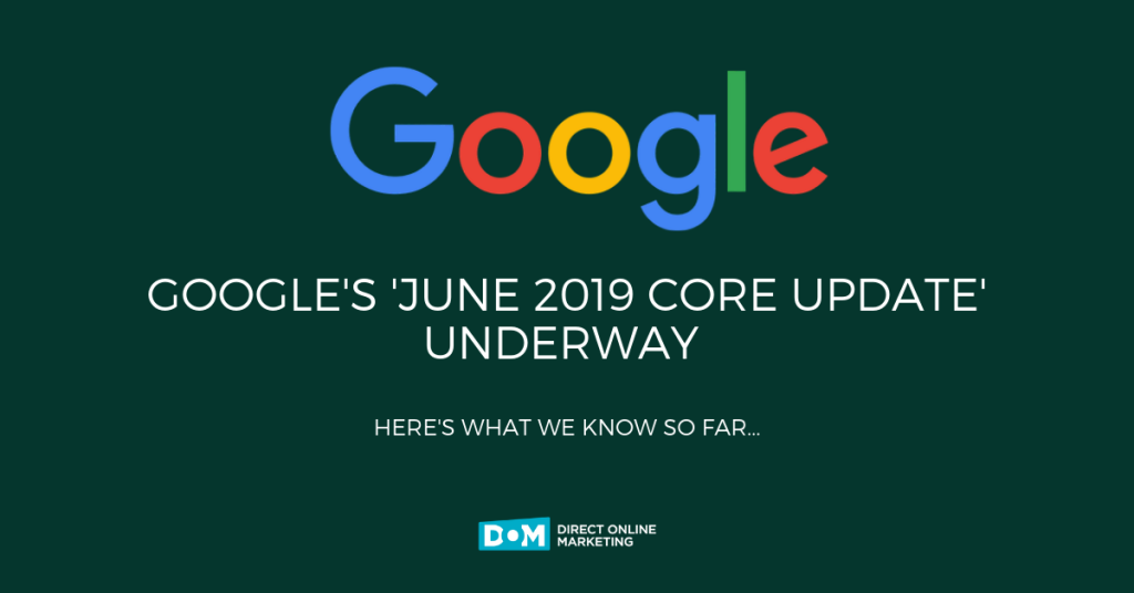 google updates 2019 - the june core update underway
