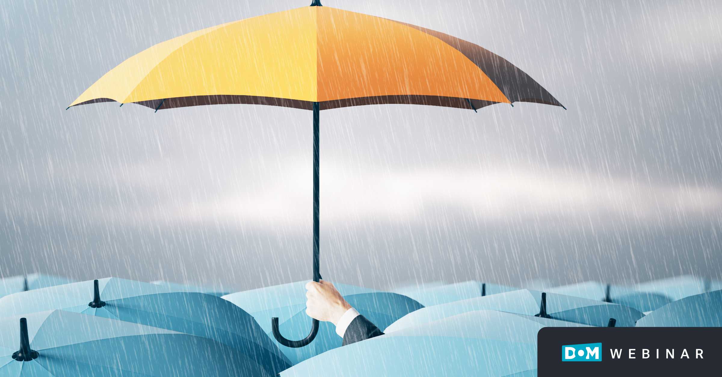 Crisis Marketing | Graphic of Umbrella in the Ocean