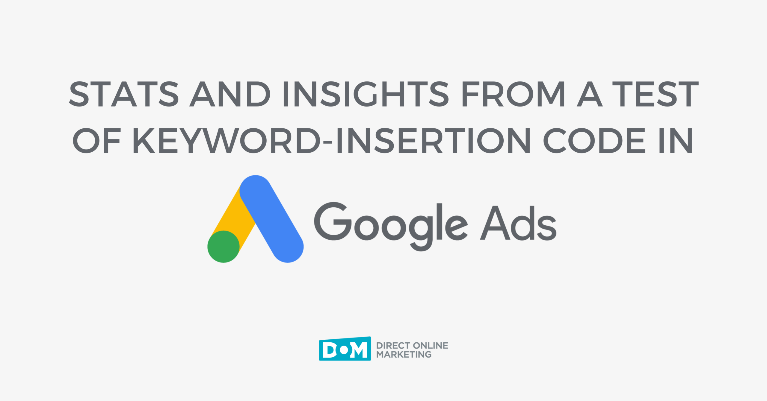 stats and insights from a test of keyword insertion code
