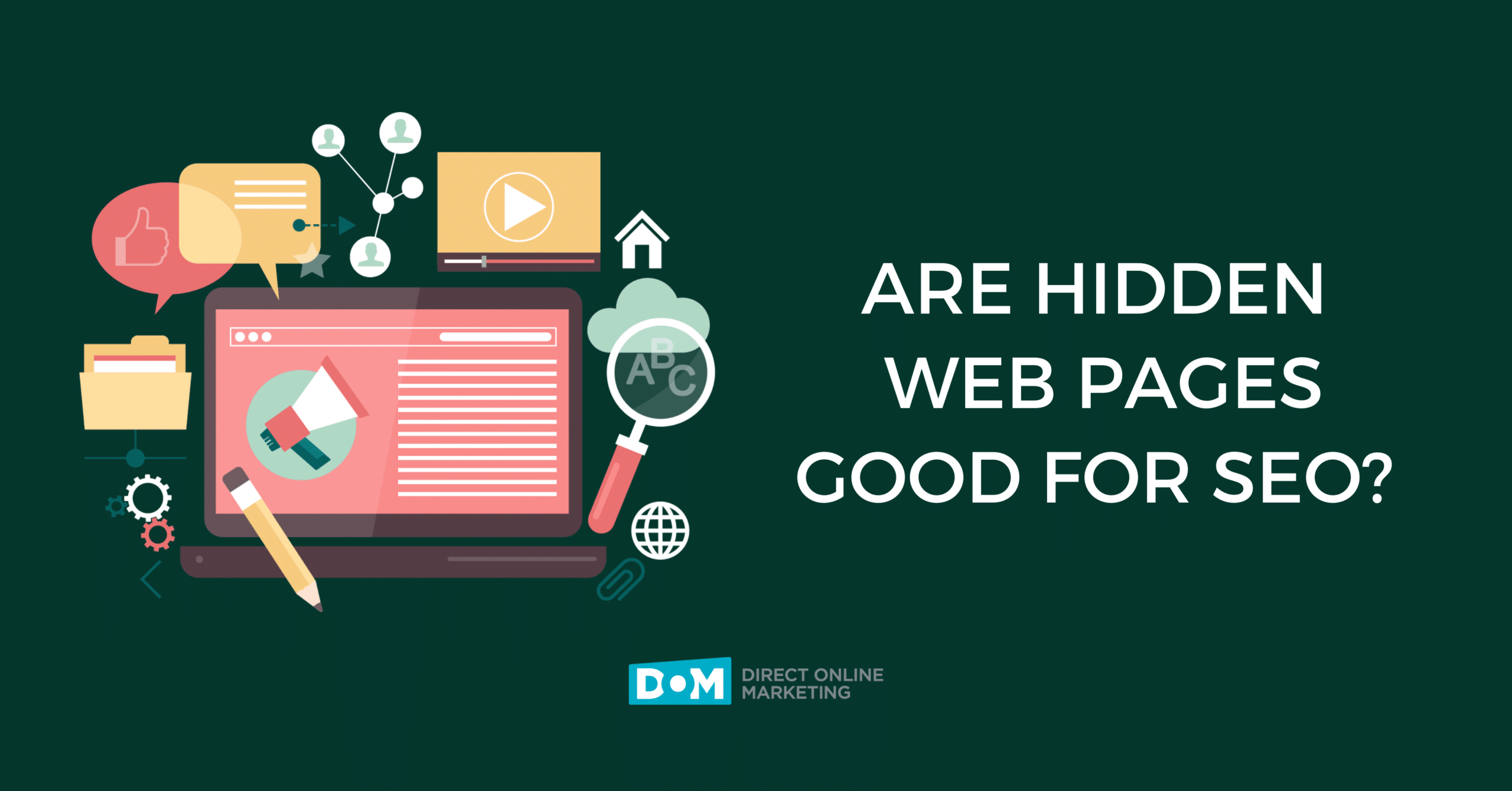 are hidden web pages good for seo