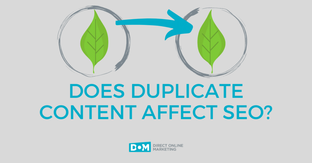 does duplicate content affect seo