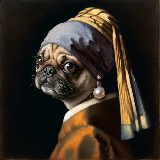 AI for Website Creation | Creating Website with AI | Pug Vermeer Painting