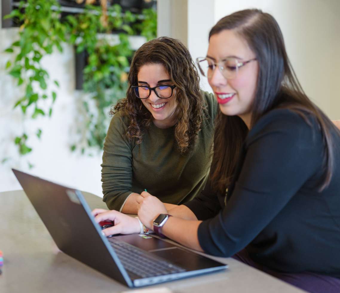 working together