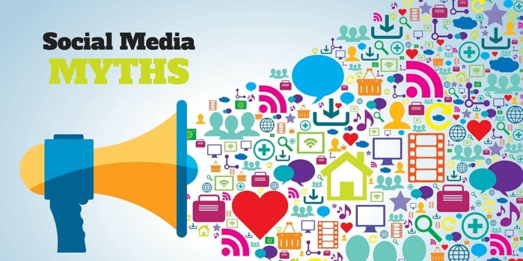 Don't let social media marketing myths get in the way of you kicking butt in this marketing medium.