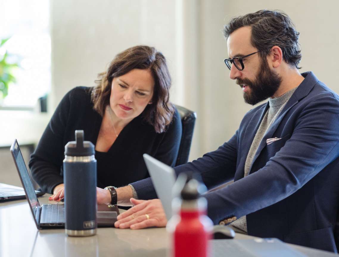 Bethany Anderson and Steve Solter, AI optimization services