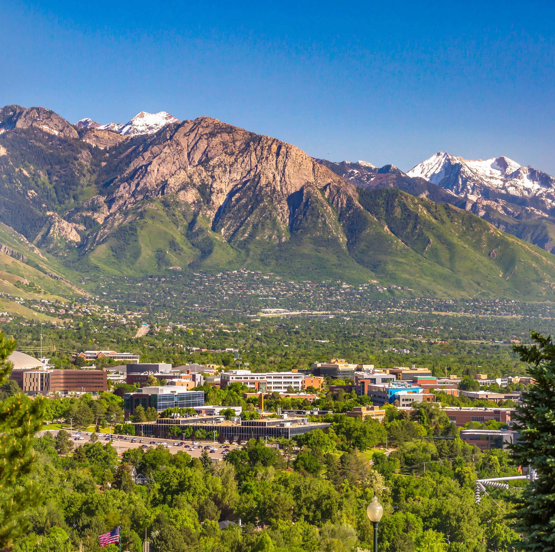 Downloaded File #: 211716419 Salt Lake City Views with framed city mountains